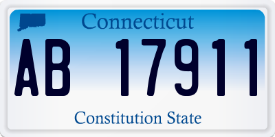 CT license plate AB17911