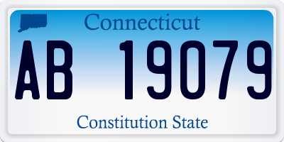 CT license plate AB19079