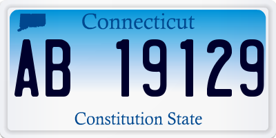 CT license plate AB19129