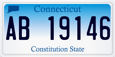 CT license plate AB19146