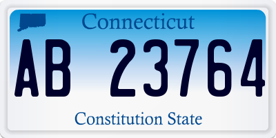 CT license plate AB23764