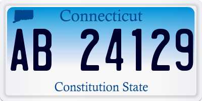 CT license plate AB24129