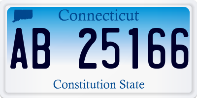 CT license plate AB25166