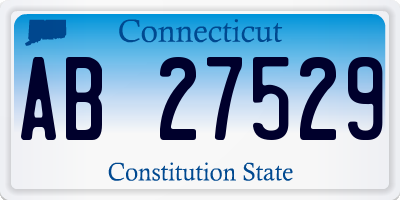 CT license plate AB27529