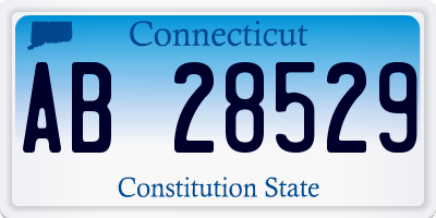 CT license plate AB28529