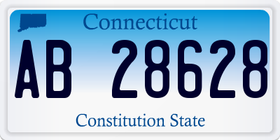 CT license plate AB28628