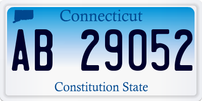 CT license plate AB29052