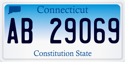 CT license plate AB29069