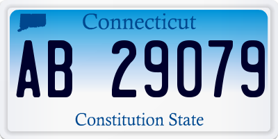 CT license plate AB29079