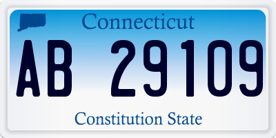 CT license plate AB29109