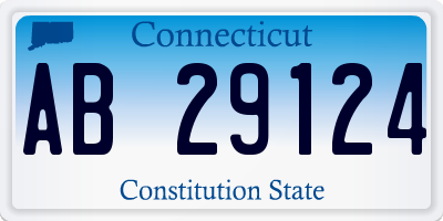 CT license plate AB29124