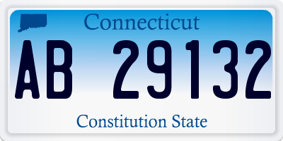 CT license plate AB29132
