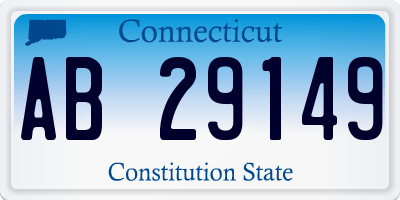 CT license plate AB29149