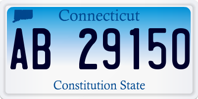 CT license plate AB29150