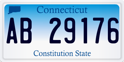 CT license plate AB29176