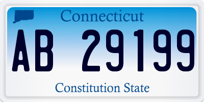 CT license plate AB29199