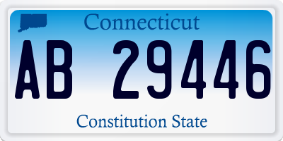 CT license plate AB29446
