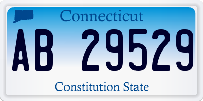 CT license plate AB29529