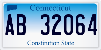 CT license plate AB32064