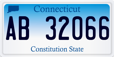 CT license plate AB32066