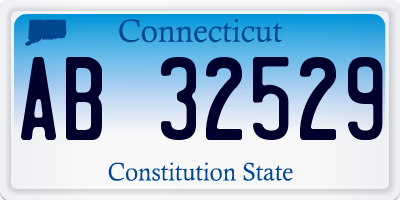 CT license plate AB32529