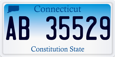 CT license plate AB35529