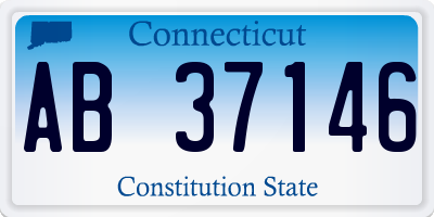 CT license plate AB37146