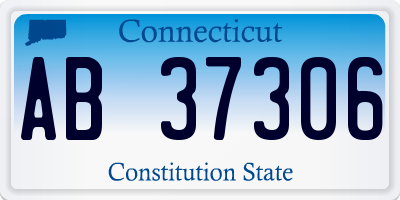 CT license plate AB37306