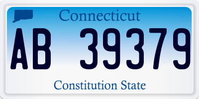 CT license plate AB39379