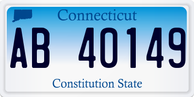 CT license plate AB40149