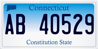 CT license plate AB40529