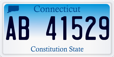 CT license plate AB41529