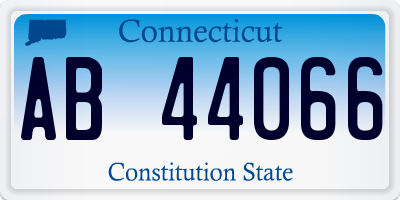 CT license plate AB44066