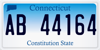 CT license plate AB44164