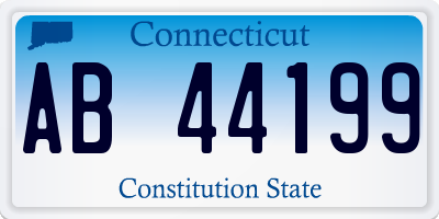 CT license plate AB44199