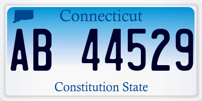 CT license plate AB44529