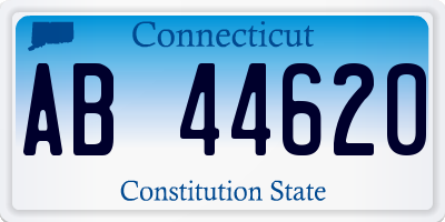 CT license plate AB44620