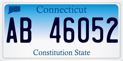 CT license plate AB46052