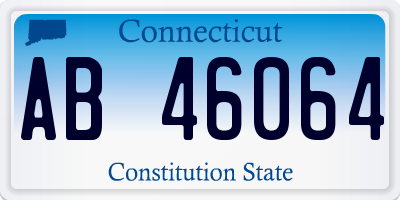 CT license plate AB46064