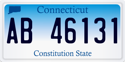 CT license plate AB46131