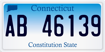 CT license plate AB46139