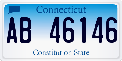 CT license plate AB46146