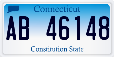 CT license plate AB46148