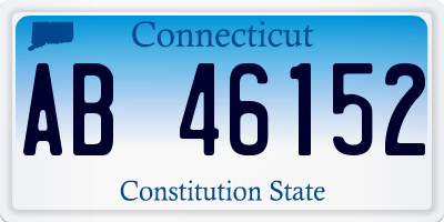 CT license plate AB46152