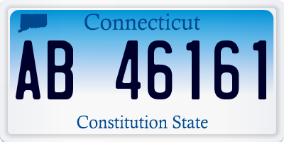 CT license plate AB46161
