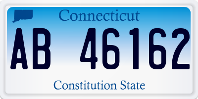 CT license plate AB46162