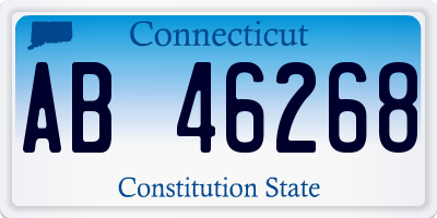 CT license plate AB46268