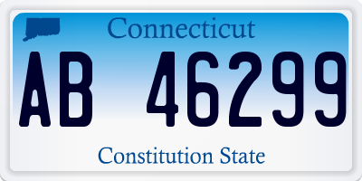 CT license plate AB46299