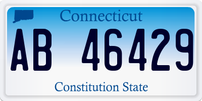 CT license plate AB46429