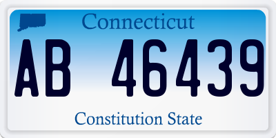 CT license plate AB46439